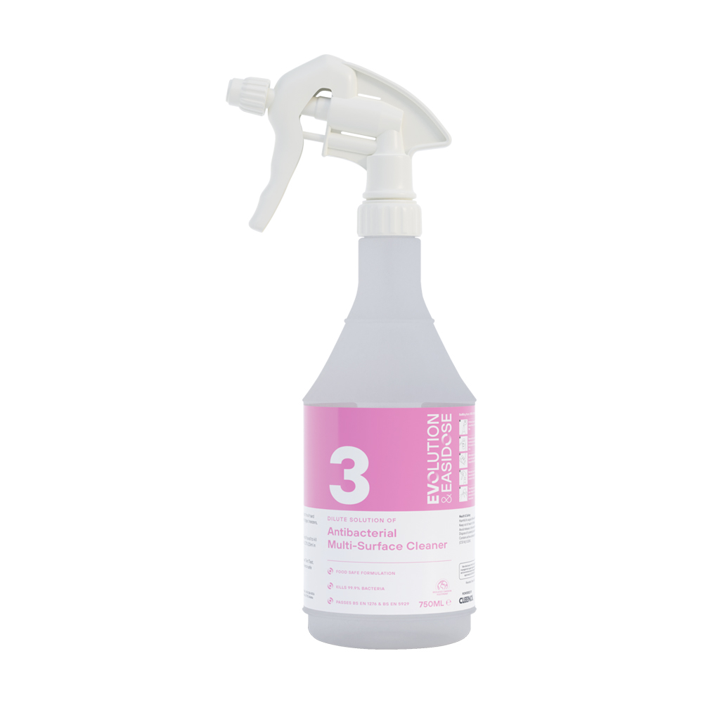 ED3 Trigger Spray Bottles 6 x 750ML [Case] - norsandirect.co.uk